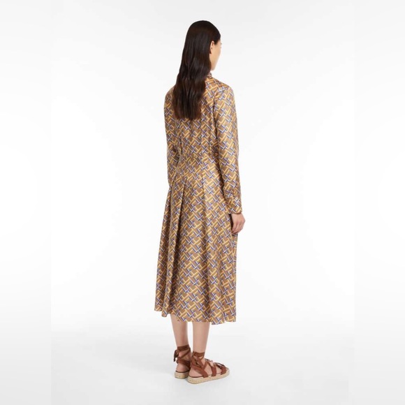 Max Mara Studio silk Midi Dress - Picture 2 of 5